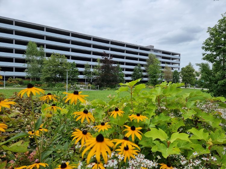 Eleganz in Weiss: Schindler Parkhaus
