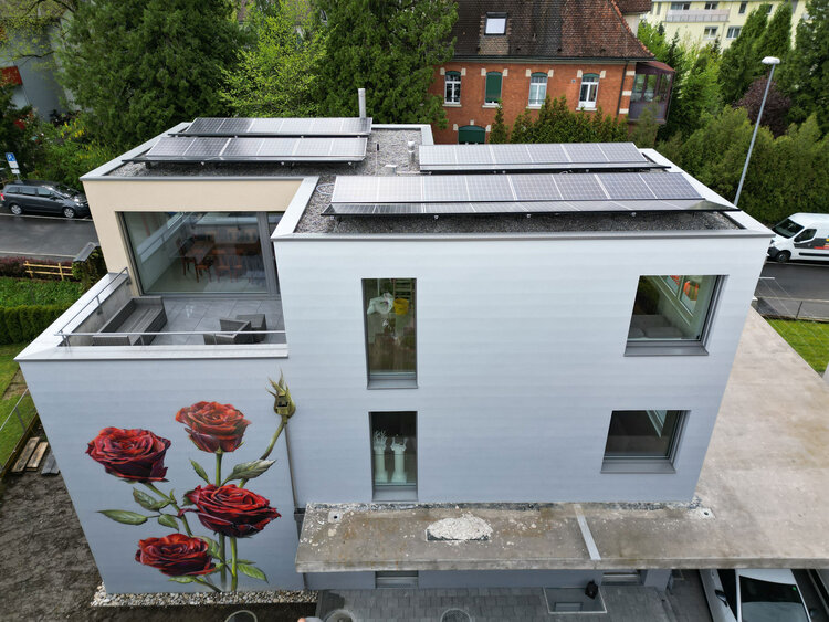 Solaranlage für Mehrfamilienhaus in Goldau
