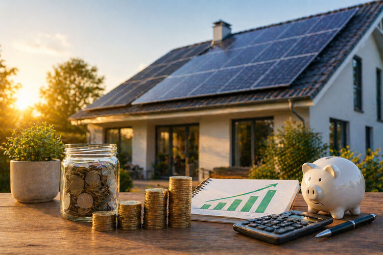 Kosten senken durch Solaranlage