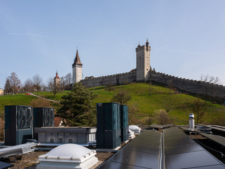 Wärmepumpen und Photovoltaik kombiniert in Luzern