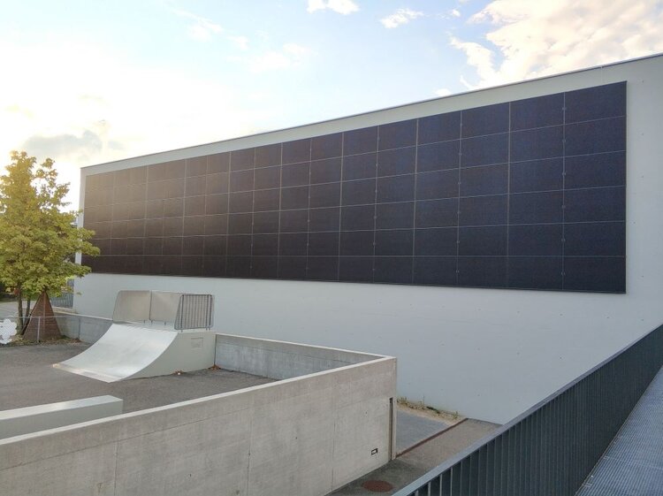 Ihre Solarfassade mit BE Netz 