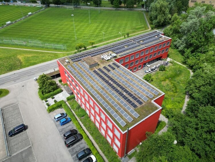 77.43 kWp Solaranlage für Schweizerische Vogelwarte in Sempach