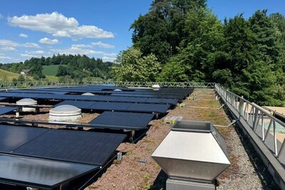 109 kWp Solaranlage für das Ruderzentrum Luzern-Rotsee