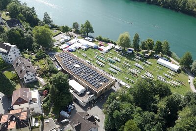 109 kWp Solaranlage für das Ruderzentrum Luzern-Rotsee